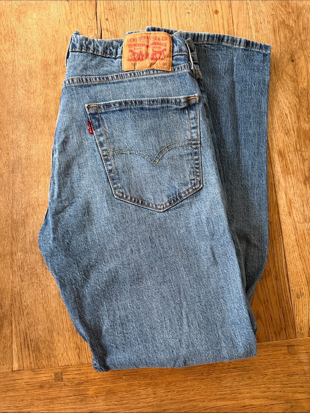 Levi's 527 Men's Classic Straight Blue Jeans Size 31